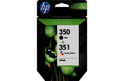 HP 350/351 Combo-pack Inkjet Print Cartridges (SD412EE). HP 350/351 Combo-pack Inkjet Print Cartridges (SD412EE).